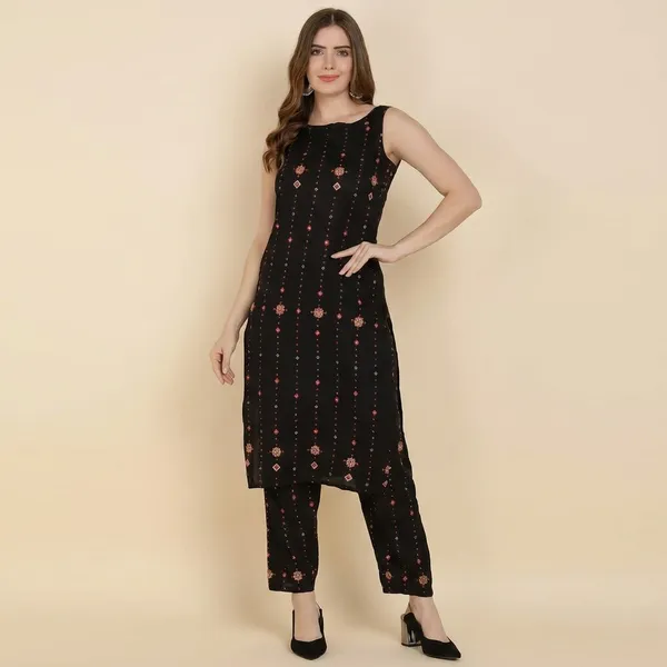 Women_S_Viscose_Rayon_Kurta_Pant_Set