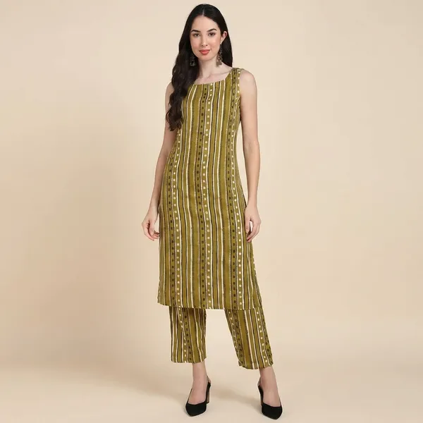 Women_S_Sleeveless_Kurta_Pant_Set