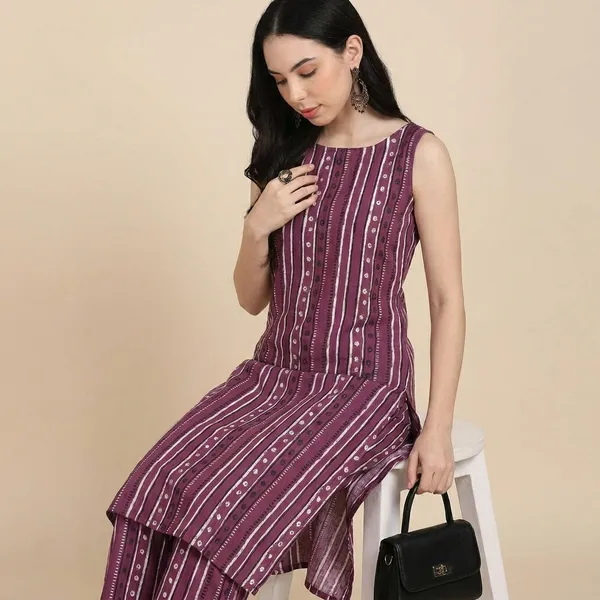 Women_S_Sleeveless_Kurta_Pant_Set