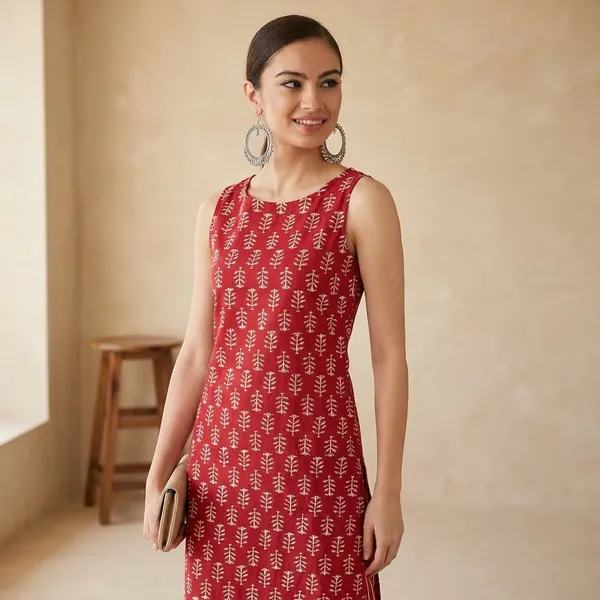Women_S_Sleeveless_Kurta_Pant_Set