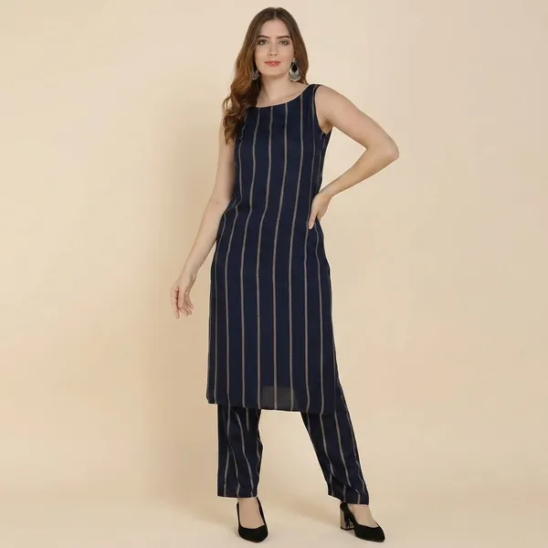 Women_S_Sleeveless_Kurta_Pant_Set