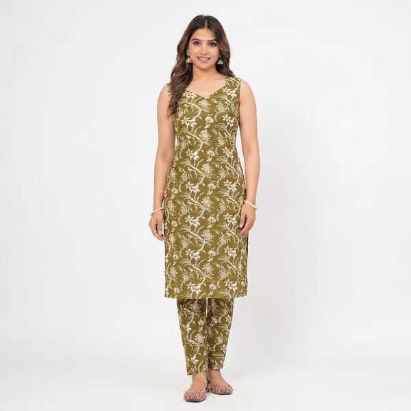 Women_Cotton_Kurta_Pant_Set