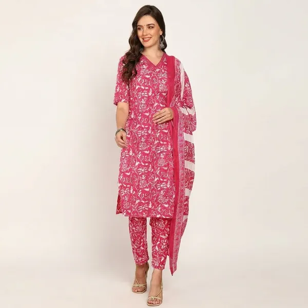 Women_Cotton_Kurta_Set_With_Dupatta