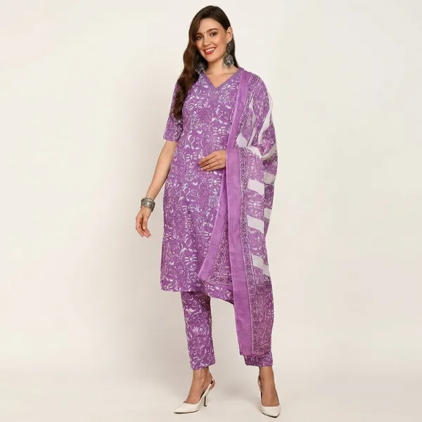 Women_Cotton_Kurta_Pant_Set_With_Dupatta