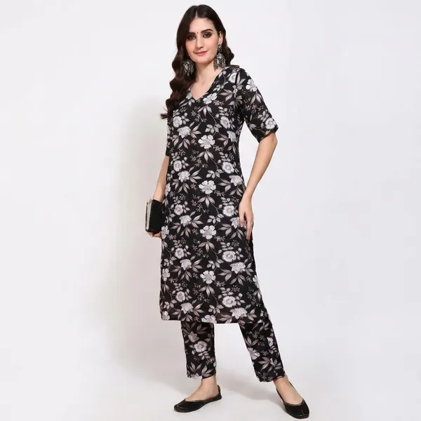 Women_Floral_Print_Sleeveless_Kurta_Pant_Set