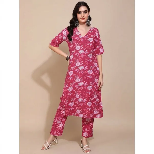 Women_Floral_Print_Sleeveless_Kurta_Pant_Set