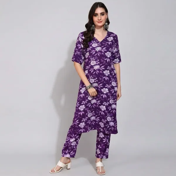Women_Floral_Print_Sleeveless_Kurta_Pant_Set