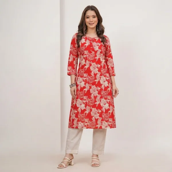 Women_Floral_Print_Kurta_Pant_Set