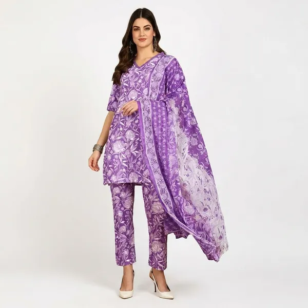 Women_Floral_Print_Kurta_Pant_Dupatta_Set