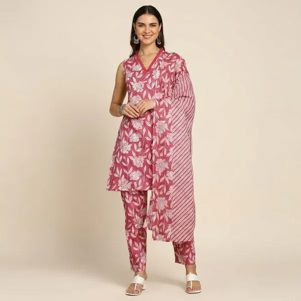 Women_Kurta_Kurti_Pant_Dupatta_Set
