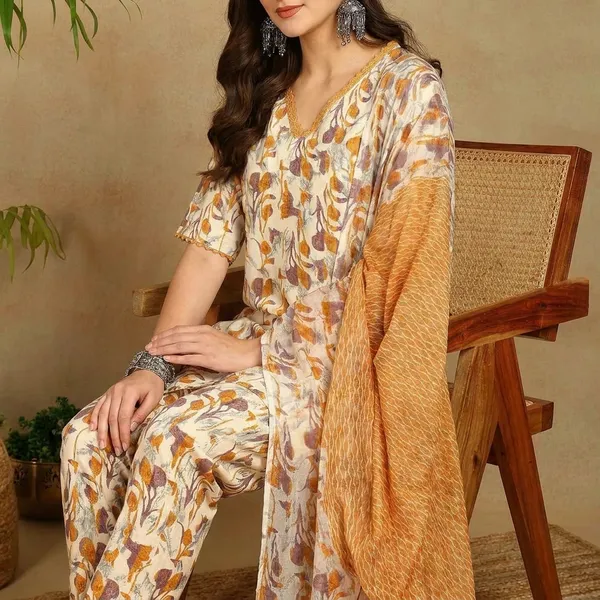Women_Floral_Print_Kurta_Pant_Dupatta_Set