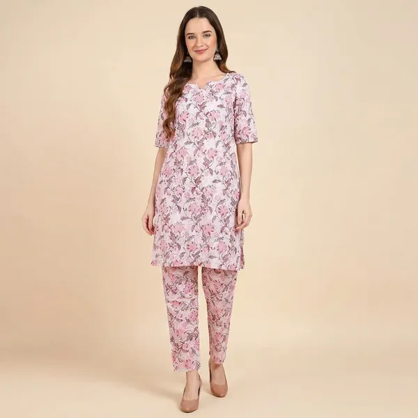 Women_Cotton_Kurta_Pant_Set_Finish