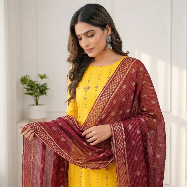 Women_S_Cotton_Kurta_Pant_Set_With_Dupatta
