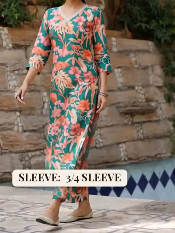 Womens_Cotton_Blend_Kurti_Pant_Set