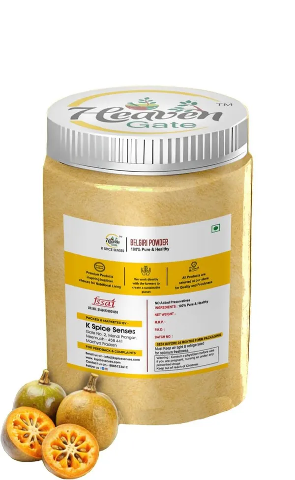 Belgiri_Powder_250_Grams_Bael_Phal_Dry_Aegle_Marmelos_Wood_Apple_Powder