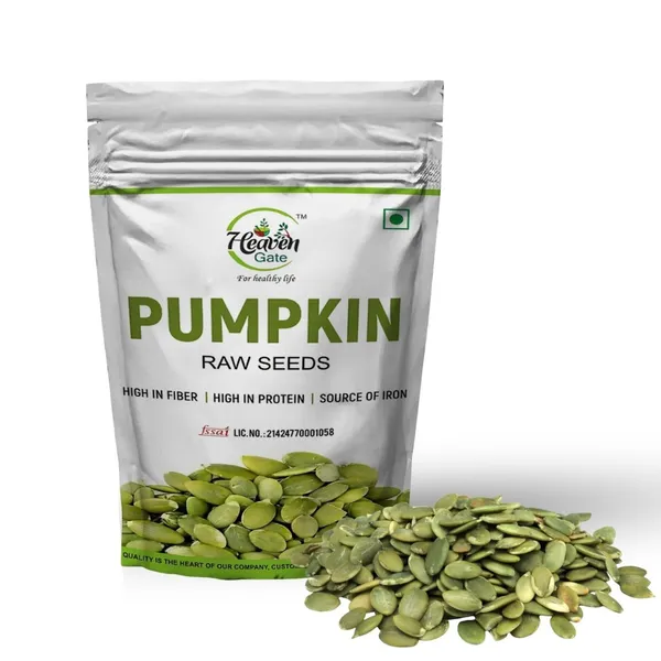 Raw_Pumpkin_Seeds_100_Grams_Rich_In_Protein_Grade_A_Seeds_For_Eating_Healthy_Diet_Snacks_High_In_Antioxidant_And_Dietary_Fibre_Glutenfree_Snacking,_Baking_And_Cooking_Kaddu_Ke_Beej