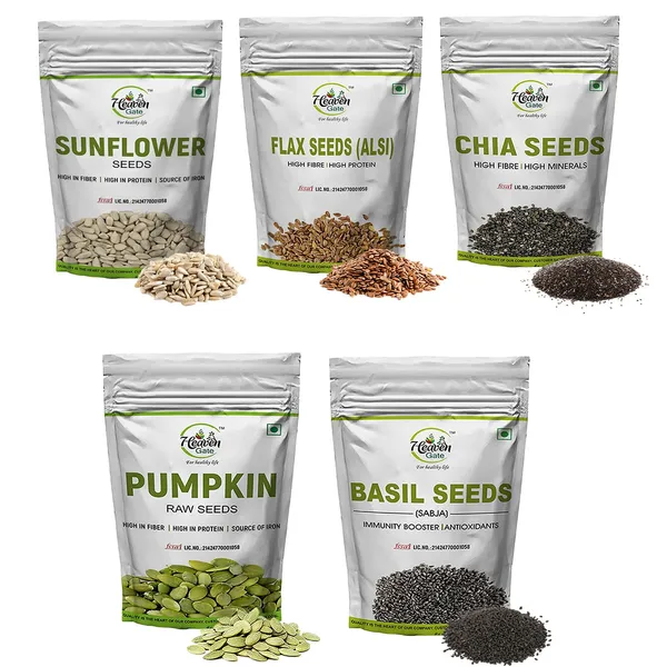Pack_Of_5_Super_Seeds_250_Grams_Each_Chia,_Flax,_Pumpkin,_Sunflower_And_Basil_Seeds_1.25_Kg_250_Each_Combo