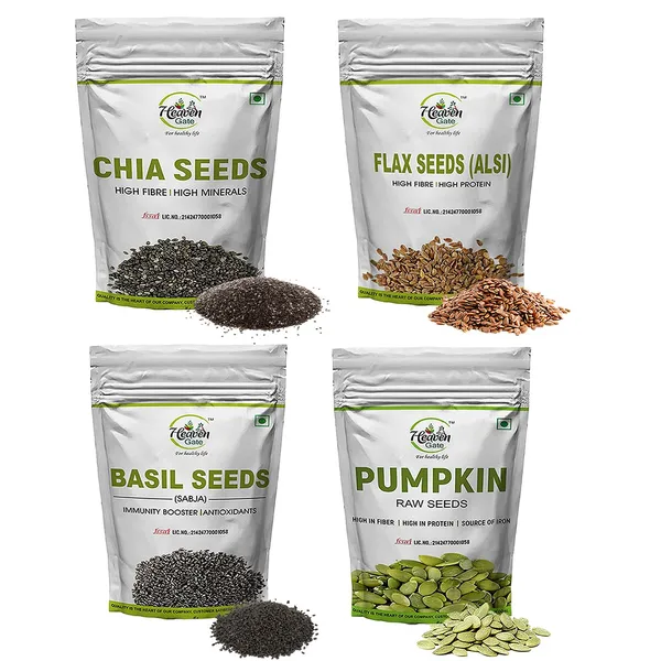 Pack_Of_4_Pumpkin,_Chia,Basil_And_Flax_Seeds_200_Grams_50_Grams_4_Each_Rich_In_Fiber,_Protein_And_Omega3_Raw_And_Natural_Superfood_Seeds_For_Digestion,_Weight_Management_And_Healthy_Lifestyle_Combo