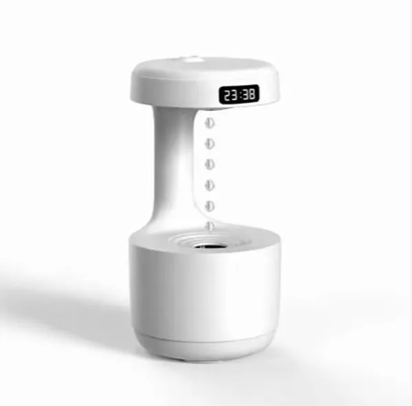 White_Anti_Gravity_Water_Droplet_Humidifier