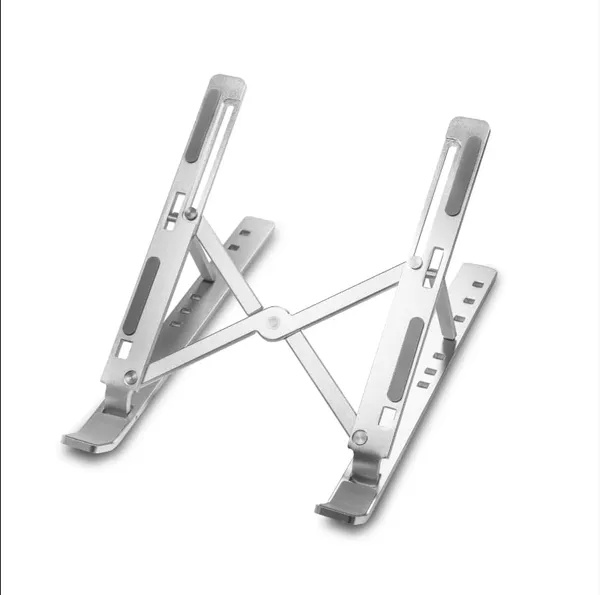 Grey_Aluminum_Laptop_Stand_For_Home_&_Office