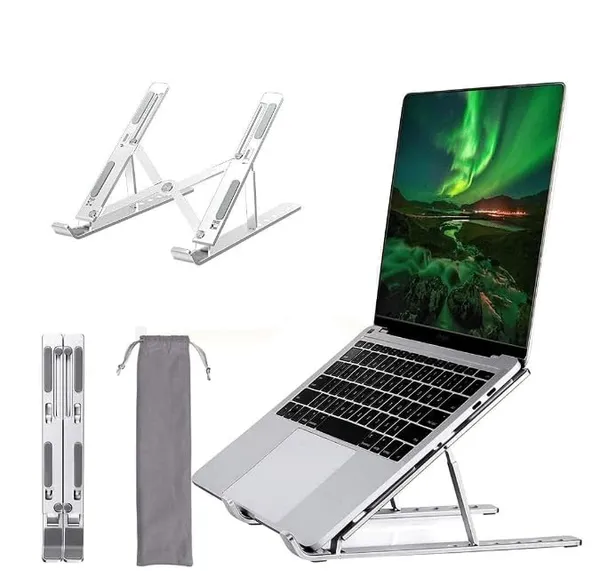 Grey_Aluminum_Laptop_Stand_For_Home_&_Office