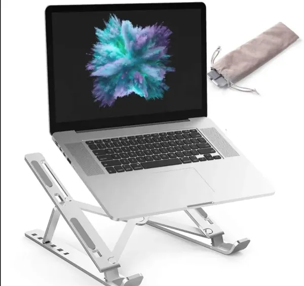 Grey_Aluminum_Laptop_Stand_For_Home_&_Office
