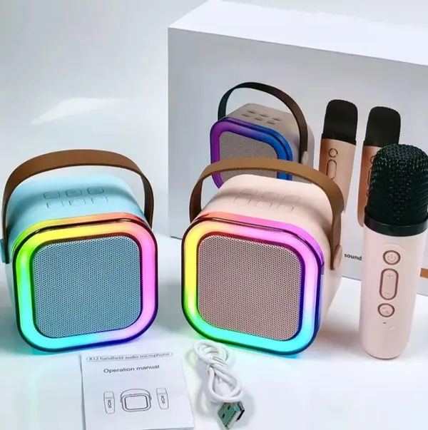 Cream_Metal_&_Plastic_Speaker_For_Home