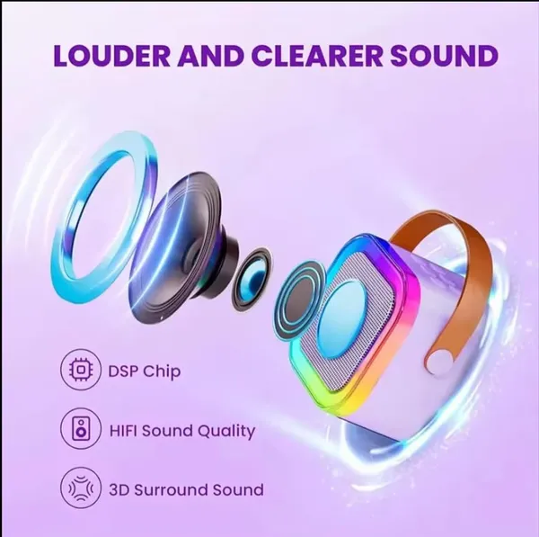 Cream_Metal_&_Plastic_Speaker_For_Home