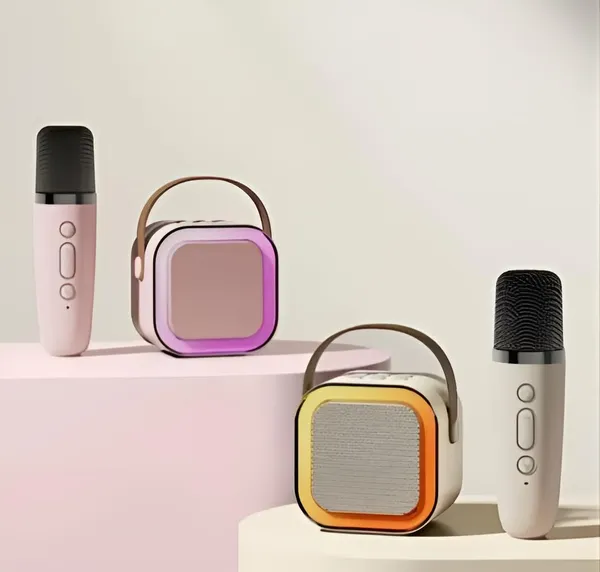 Cream_Metal_&_Plastic_Speaker_For_Home