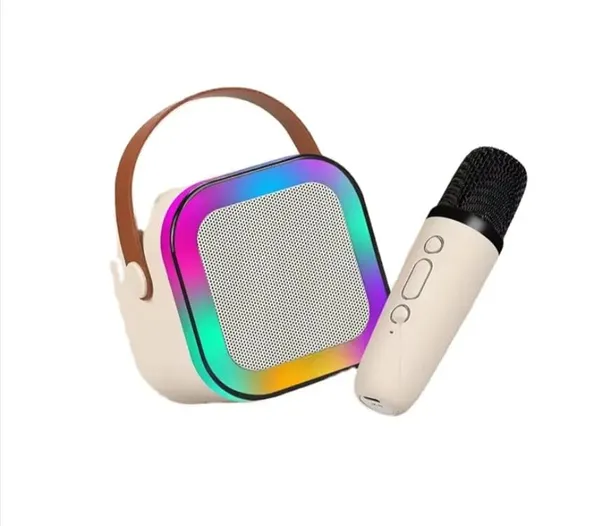 Cream_Metal_&_Plastic_Speaker_For_Home