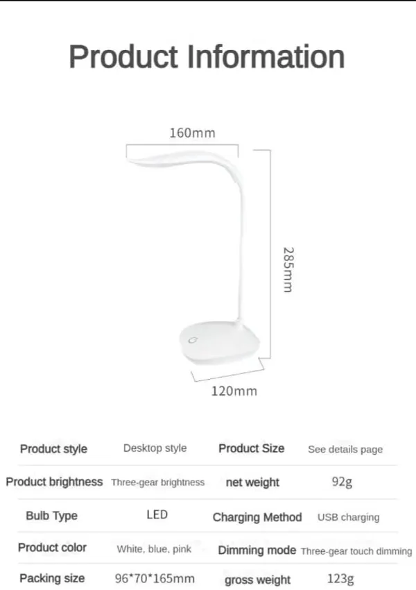 Cream_Metal_&_Plastic_Usb_Lamp_For_Home