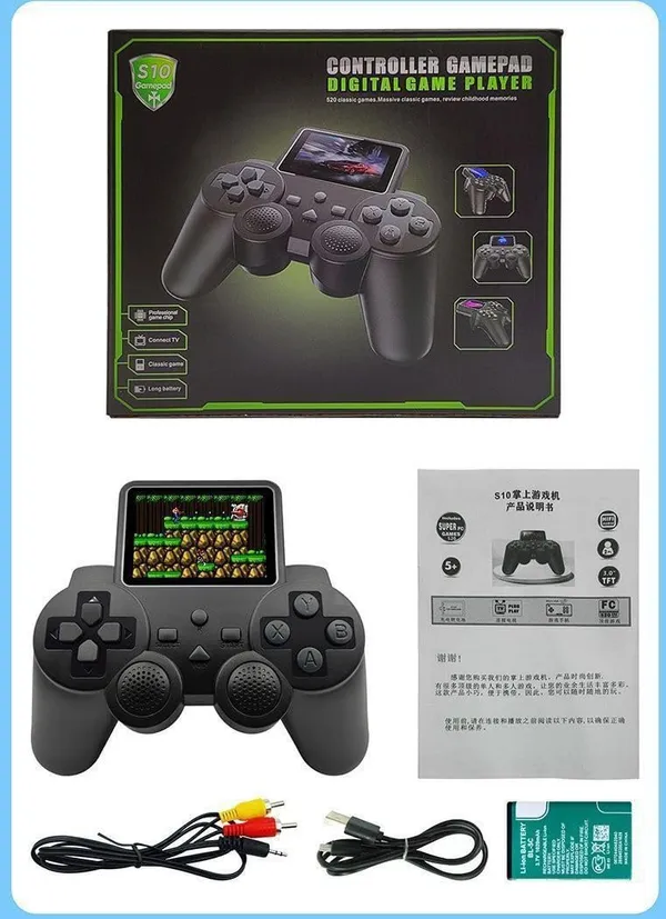 Black_Plastic_Video_Game_For_Home