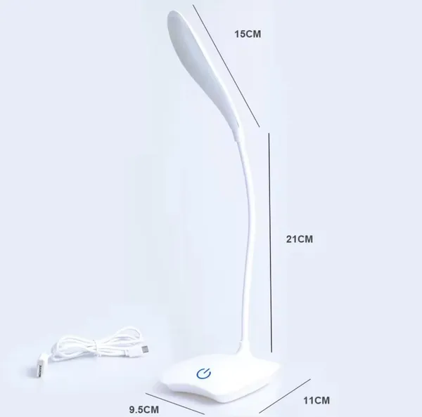 White_Plastic_Usb_Lamp_For_Home