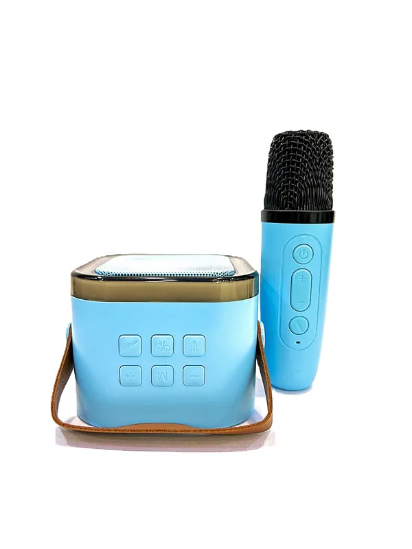 Blue_Karaoke_Microphone_Bluetooth_Speaker