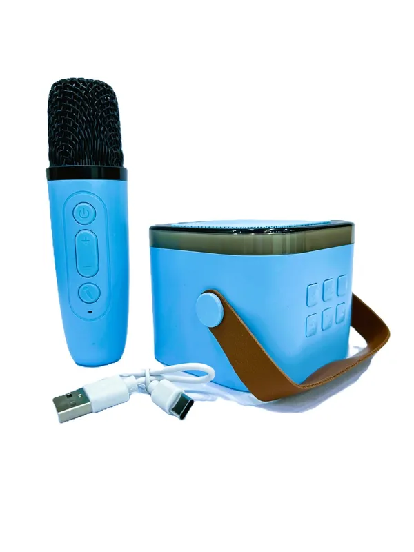 Blue_Karaoke_Microphone_Bluetooth_Speaker
