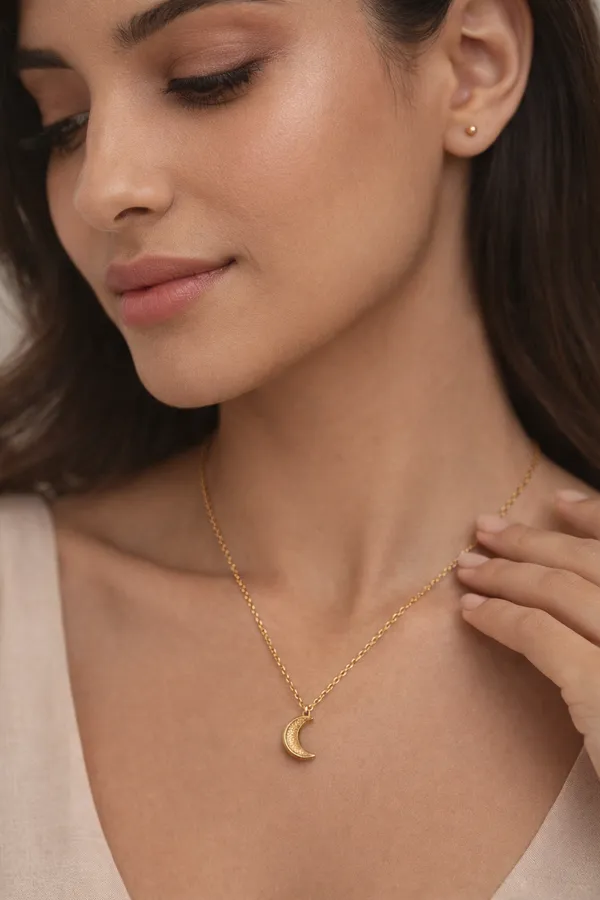 Gold_Brass_Premium_Half_Moon_Pendant_For_Women