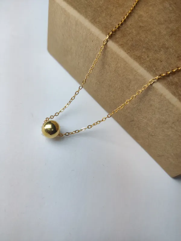 Gold_Brass_Premium_Plain_Gold_Polish_Ball_Pendent_For_Women