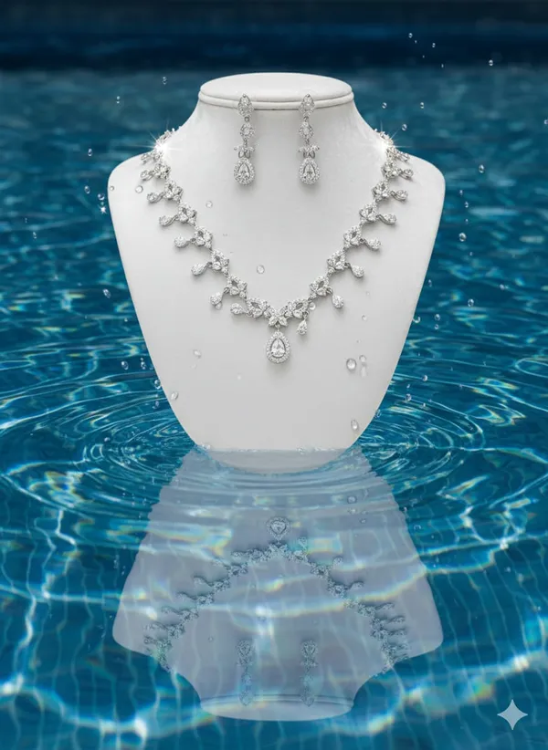 Silver_Brass_Necklace_set_For_women