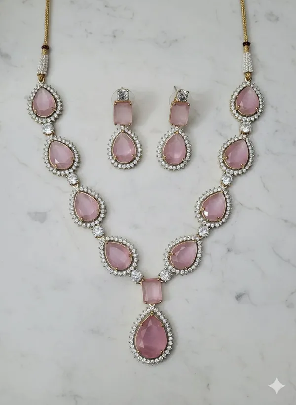 Silver_Brass_Necklace_set_For_women