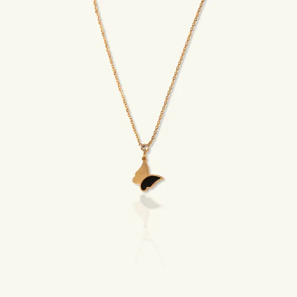Golden_With_Black_Butterfly_Necklace