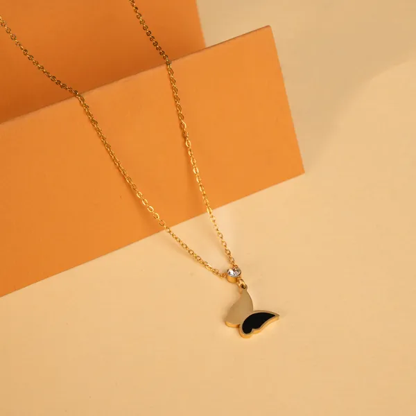 Golden_With_Black_Butterfly_Necklace