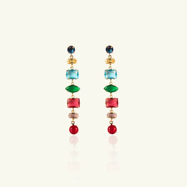 Multi_Colour_Stone_Drop_Earrings