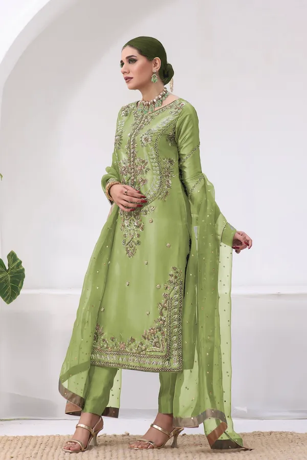 Pista_Green_Embroidered_Silk_Kurta_Set_with_Organza_Dupatta