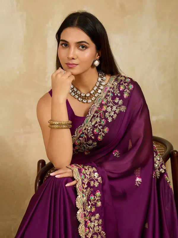 Purple_Party_Wear_Soft_Rangoli_Silk_Saree_For_Women