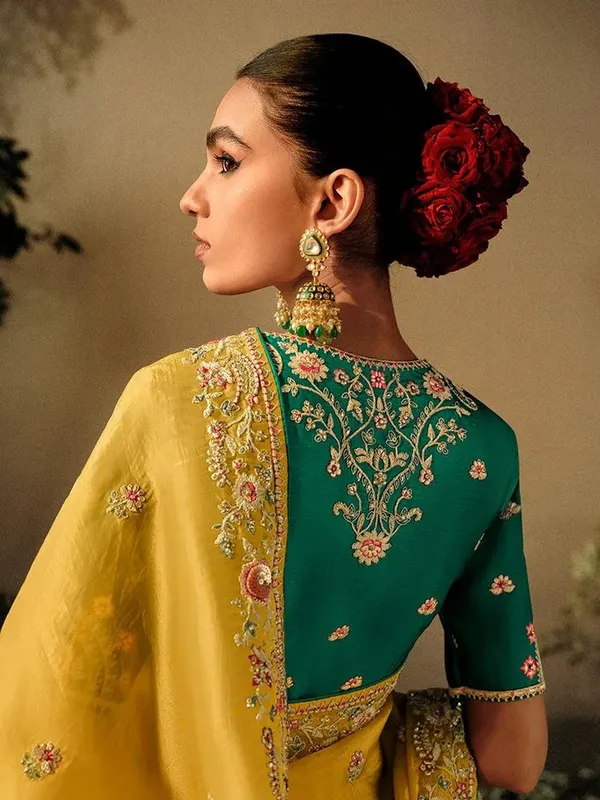 Yellow_Premium_Soft_Chinon_Silk_Saree_For_Women