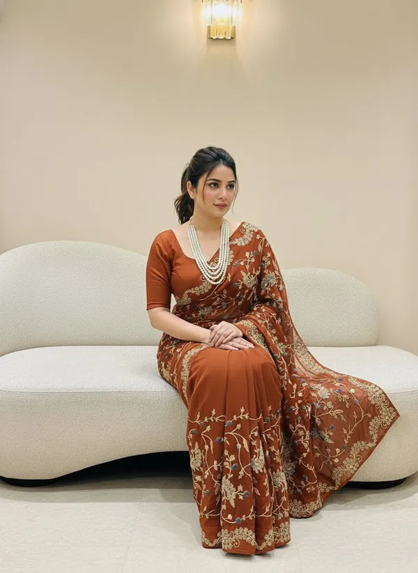 Rust_Orange_Party_Wear_Rangoli_Silk_Saree_with_C-Pallu_Embroidery_&_Cutwork_Border