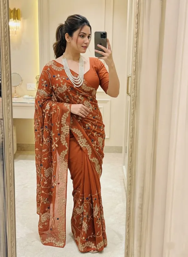 Rust_Orange_Party_Wear_Rangoli_Silk_Saree_with_C-Pallu_Embroidery_&_Cutwork_Border