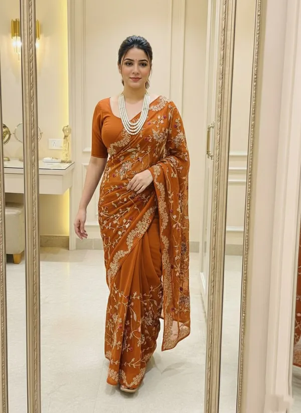 Rust_Orange_Party_Wear_Rangoli_Silk_Saree_with_C-Pallu_Embroidery_&_Cutwork_Border