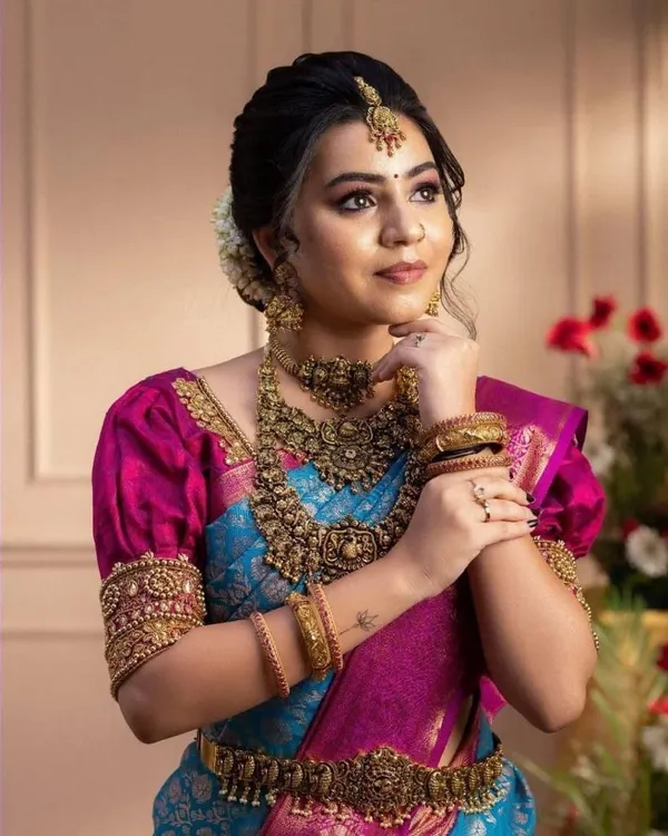 Pink_and_Blue_Kanjivaram_Silk_Saree_|_Soft_Litchi_Silk_|_Jacquard_Work