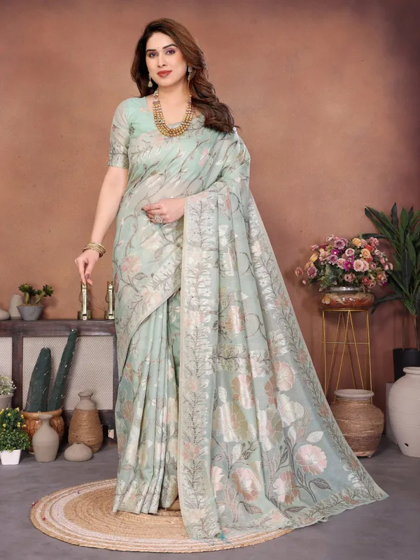 Soft_Mint_Green_Luxury_Pashmina_Weave
